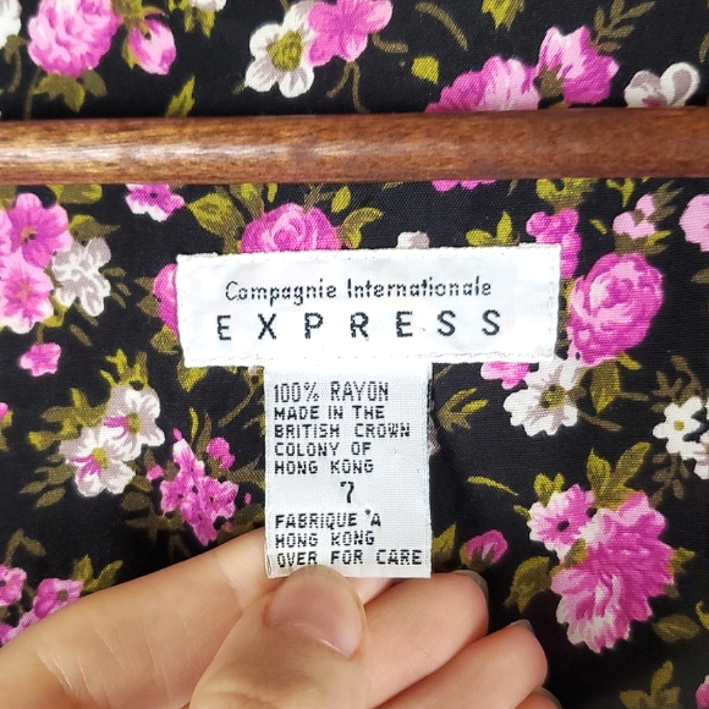 Vintage Express Floral‎ Romper - Picture 5 of 8